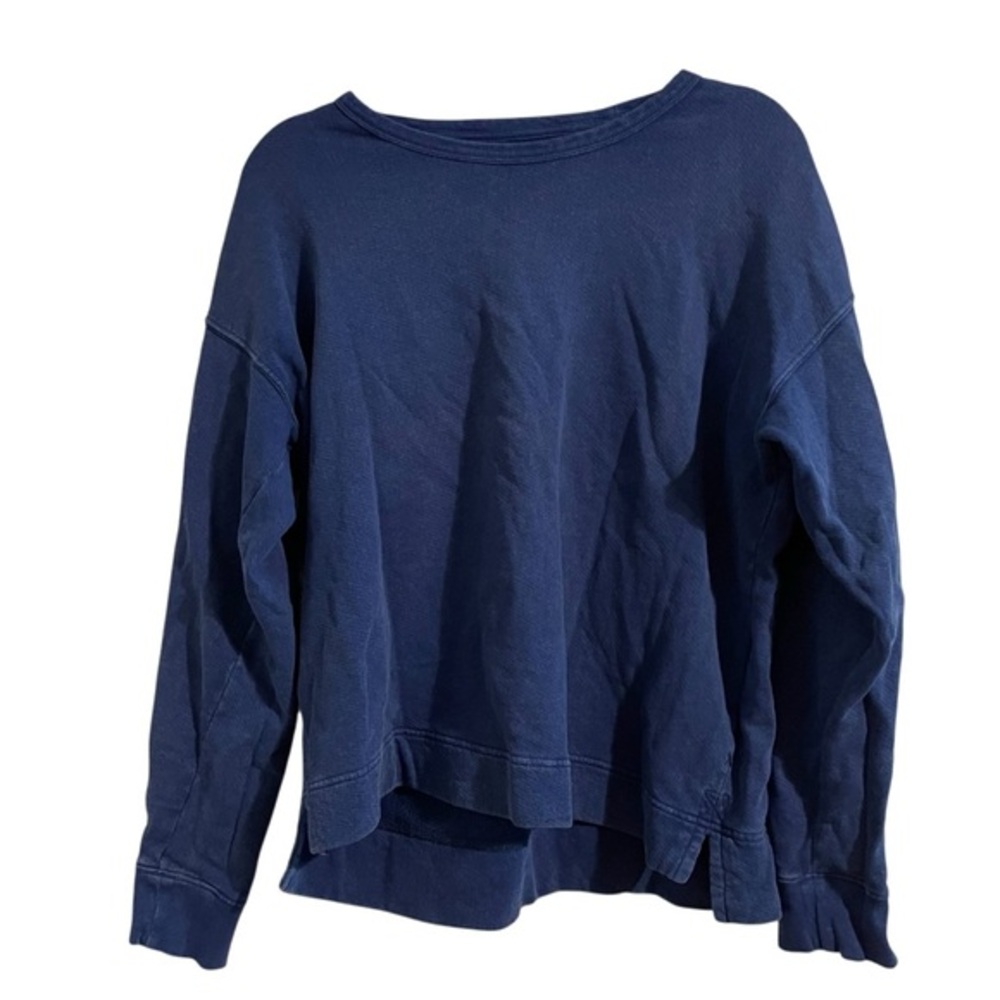 Alex Mill Blue Crewneck Pullover Top Size Large